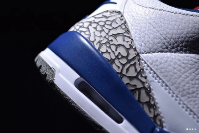 Rep TB Nike True Look Air 854262-106 Jordan 3 Blue Air Retro First 0729